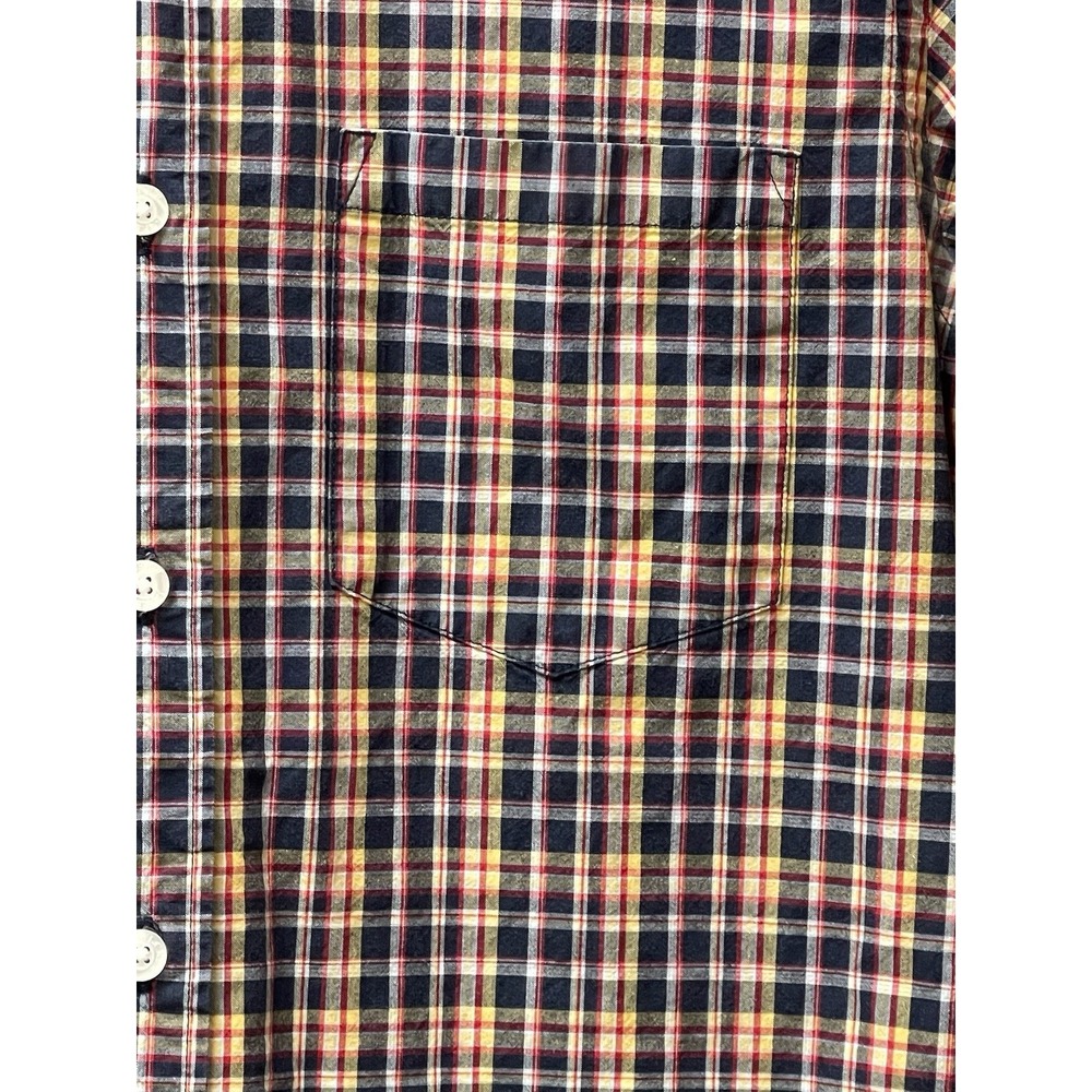 J.Crew-Tailored by J.Crew Men's Small Multicolor‎ Plaid Button Down Cotton Woven